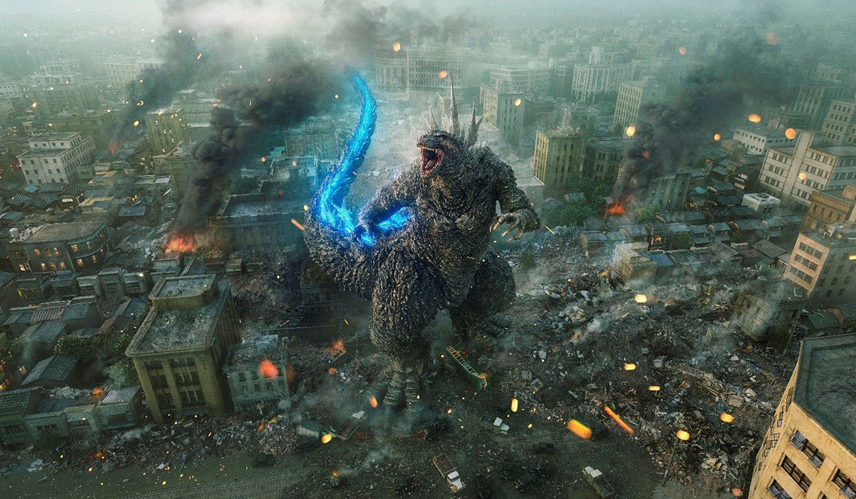 Scena tratta da 
        Godzilla Minus One        